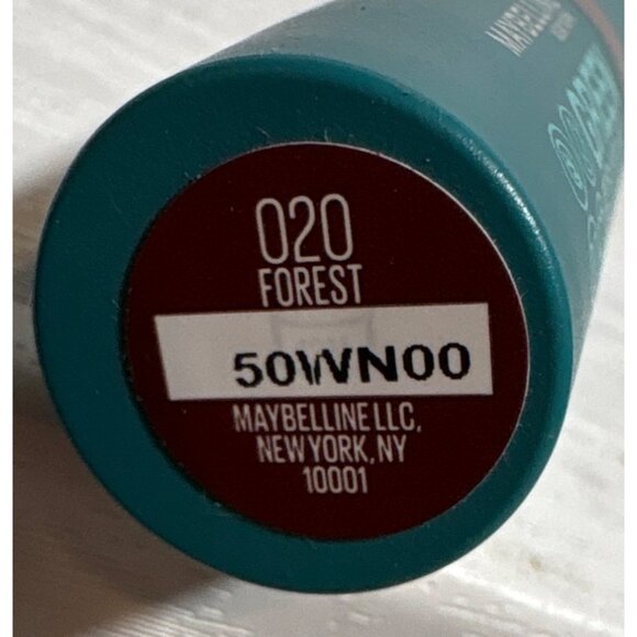 Maybelline Green Edition Butter Cream Lipstick 020 Forest Vegan Formula - Picture 4 of 4